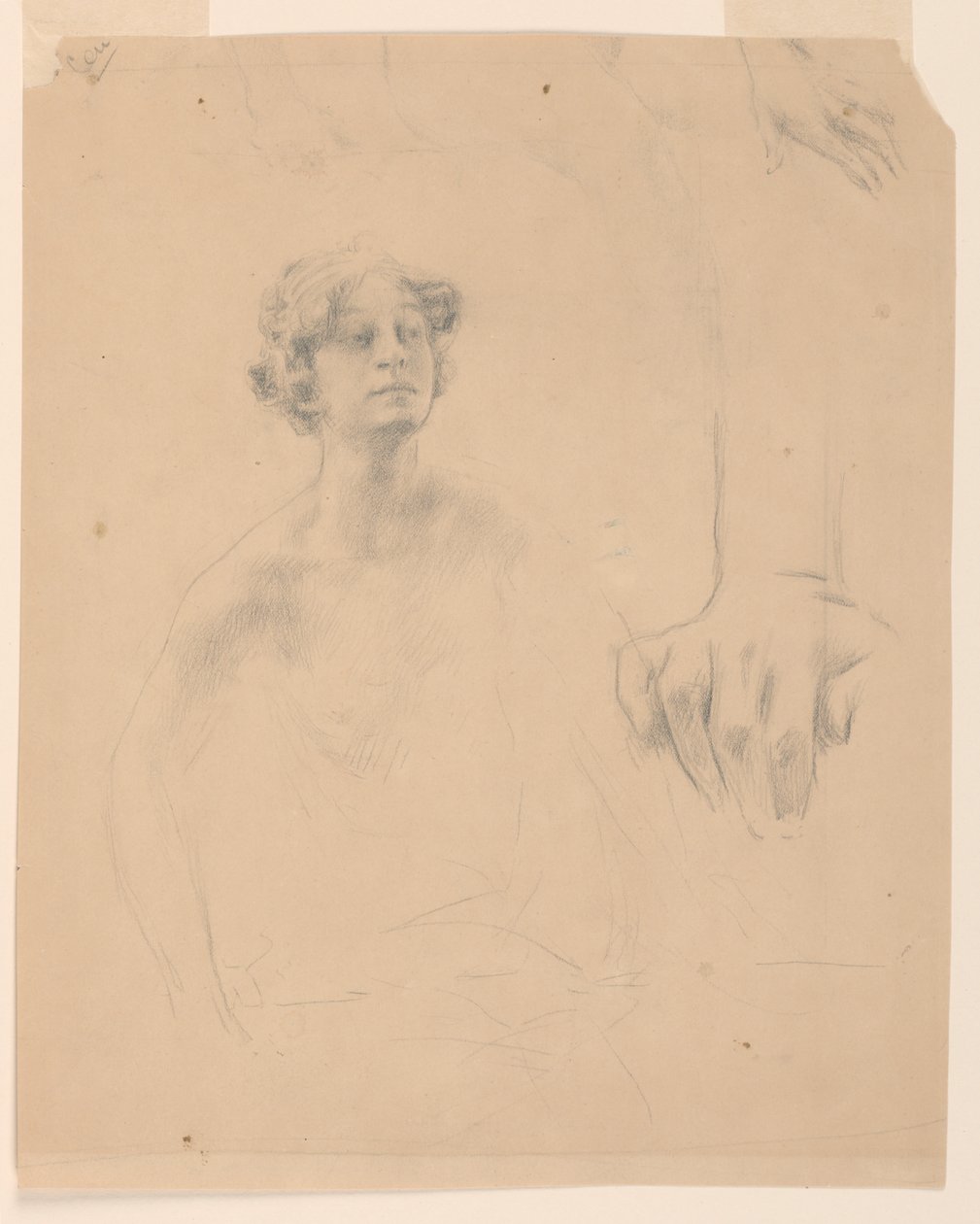 Studie for kvinne, "Vintage Festival," Mendelssohn Glee Club, New York, NY av Robert Frederick Blum