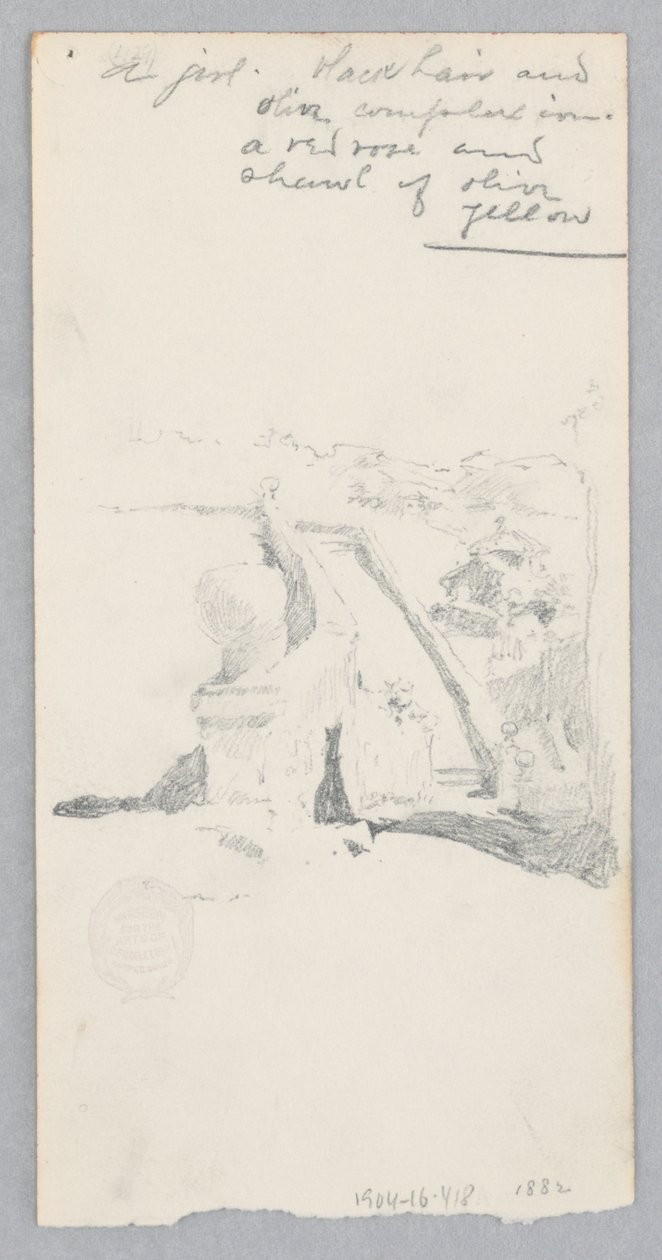 Terrasse hage av Robert Frederick Blum