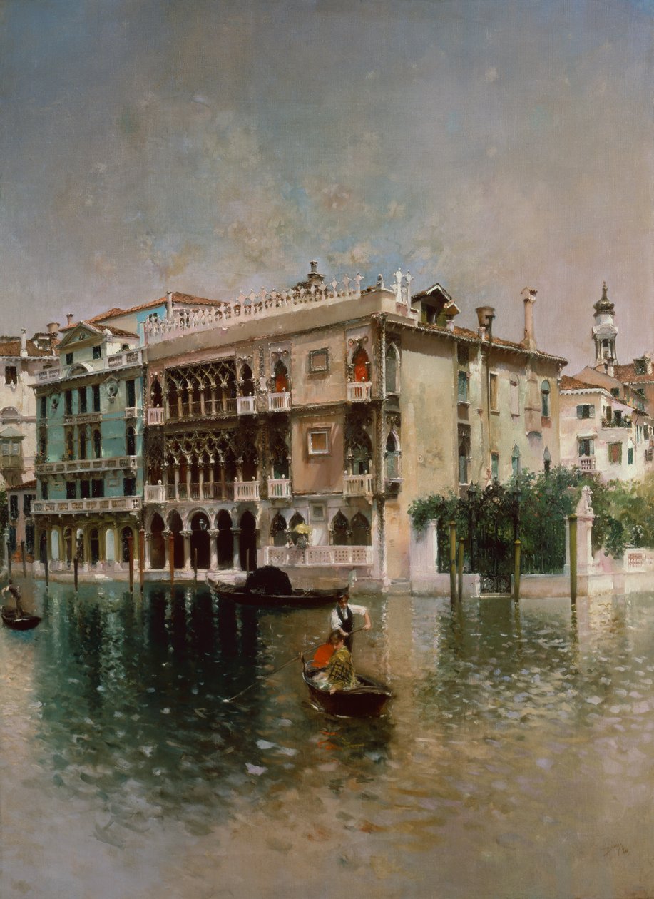 Canal Grande, Venezia av Robert Frederick Blum