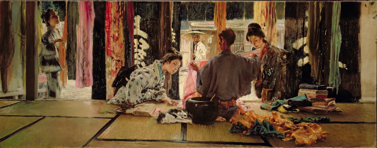 Silkehandleren, 1890-93 av Robert Frederick Blum