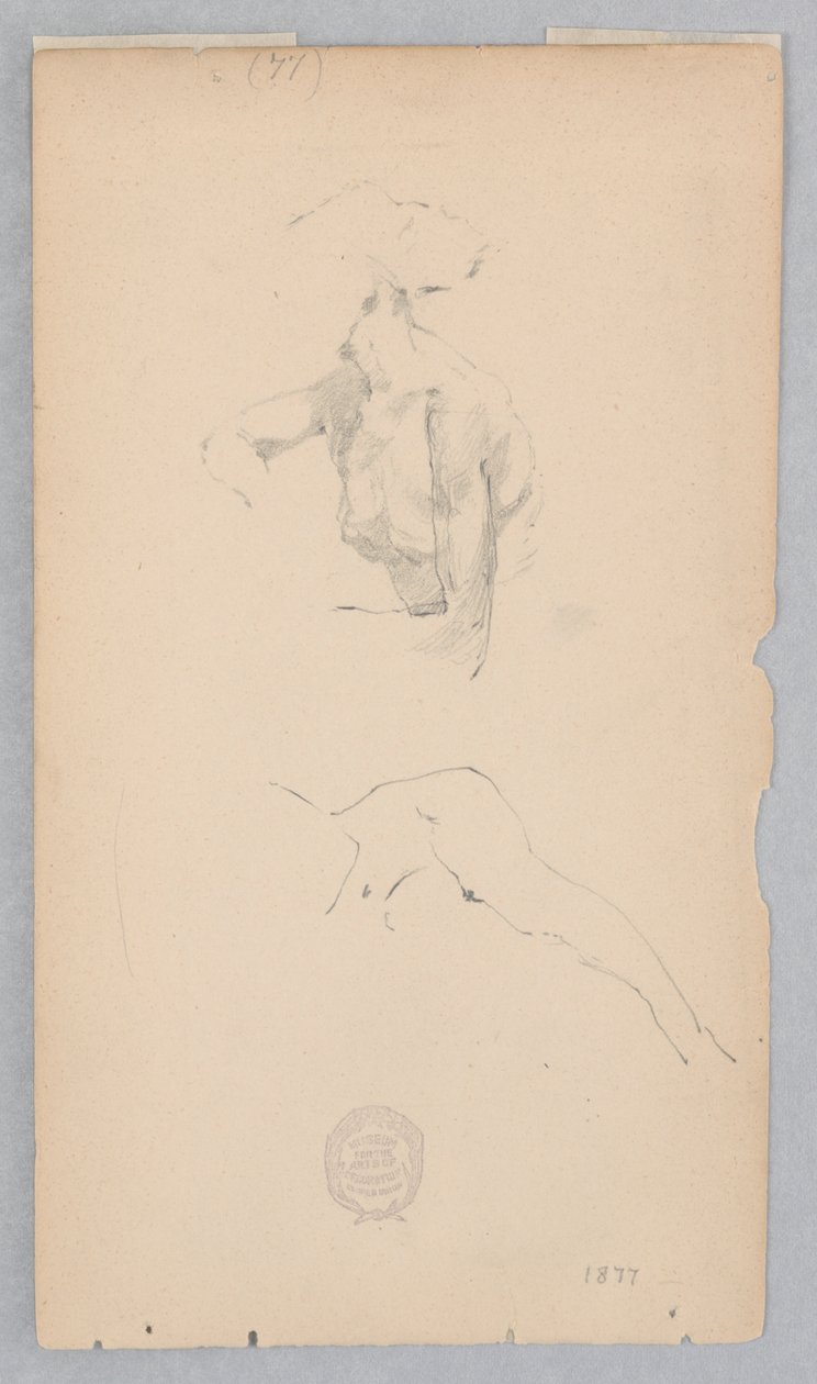 To studier etter nakenen til en kvinne av Robert Frederick Blum