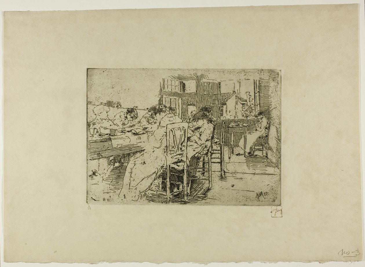 Uten tittel (Girls Saying Grace) av Robert Frederick Blum