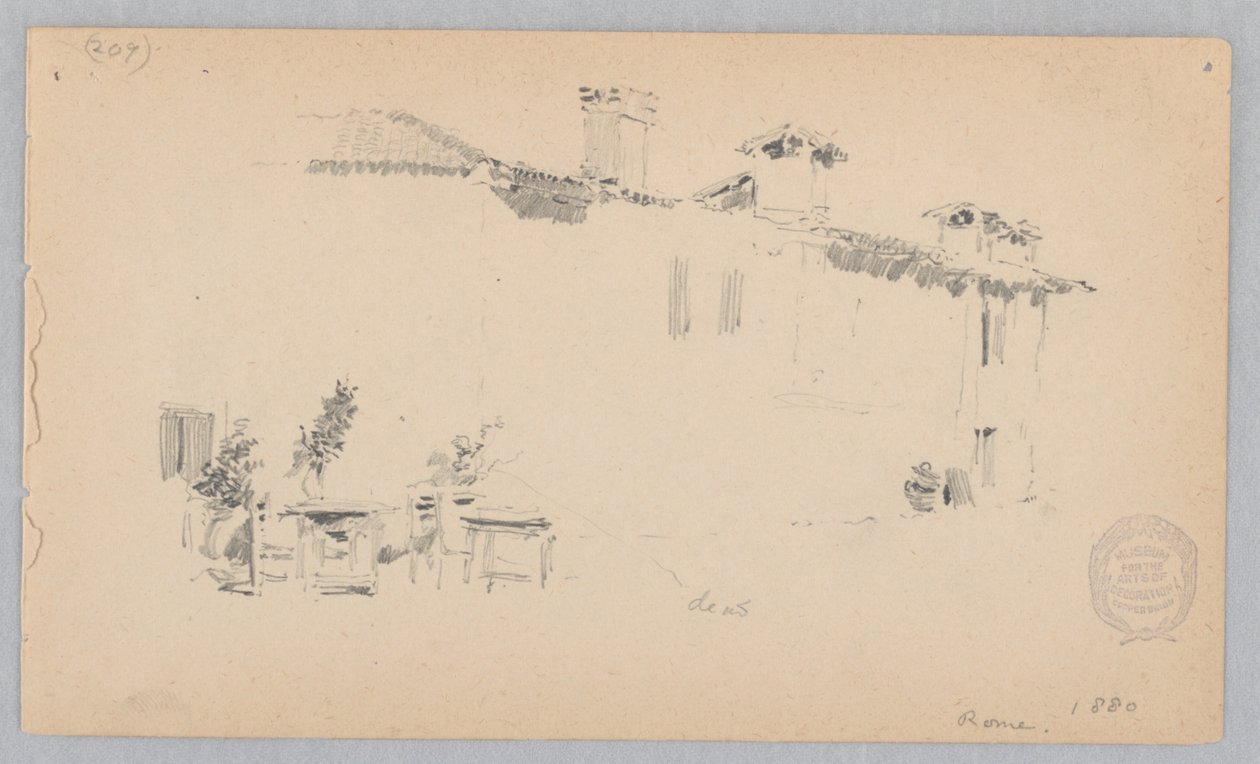 Utsikt over Roma, Italia av Robert Frederick Blum