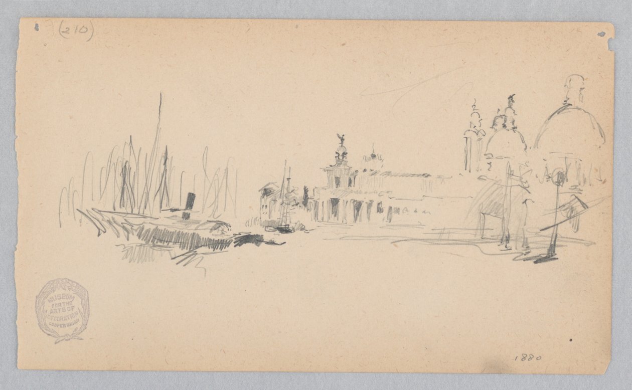 Utsikt over Venezia, Italia av Robert Frederick Blum