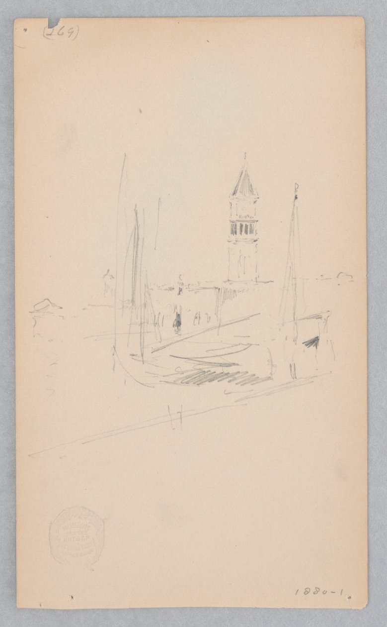 Utsikt over Venezia, Italia av Robert Frederick Blum