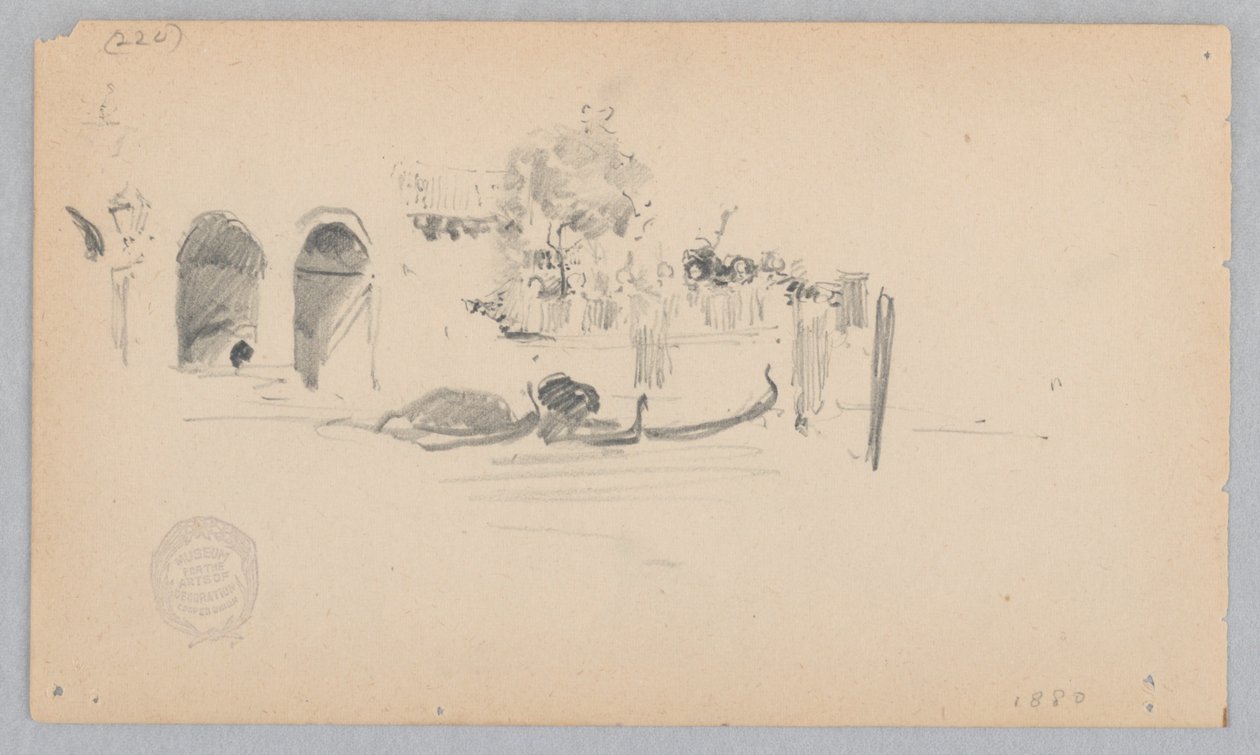 Utsikt over Venezia, Italia av Robert Frederick Blum