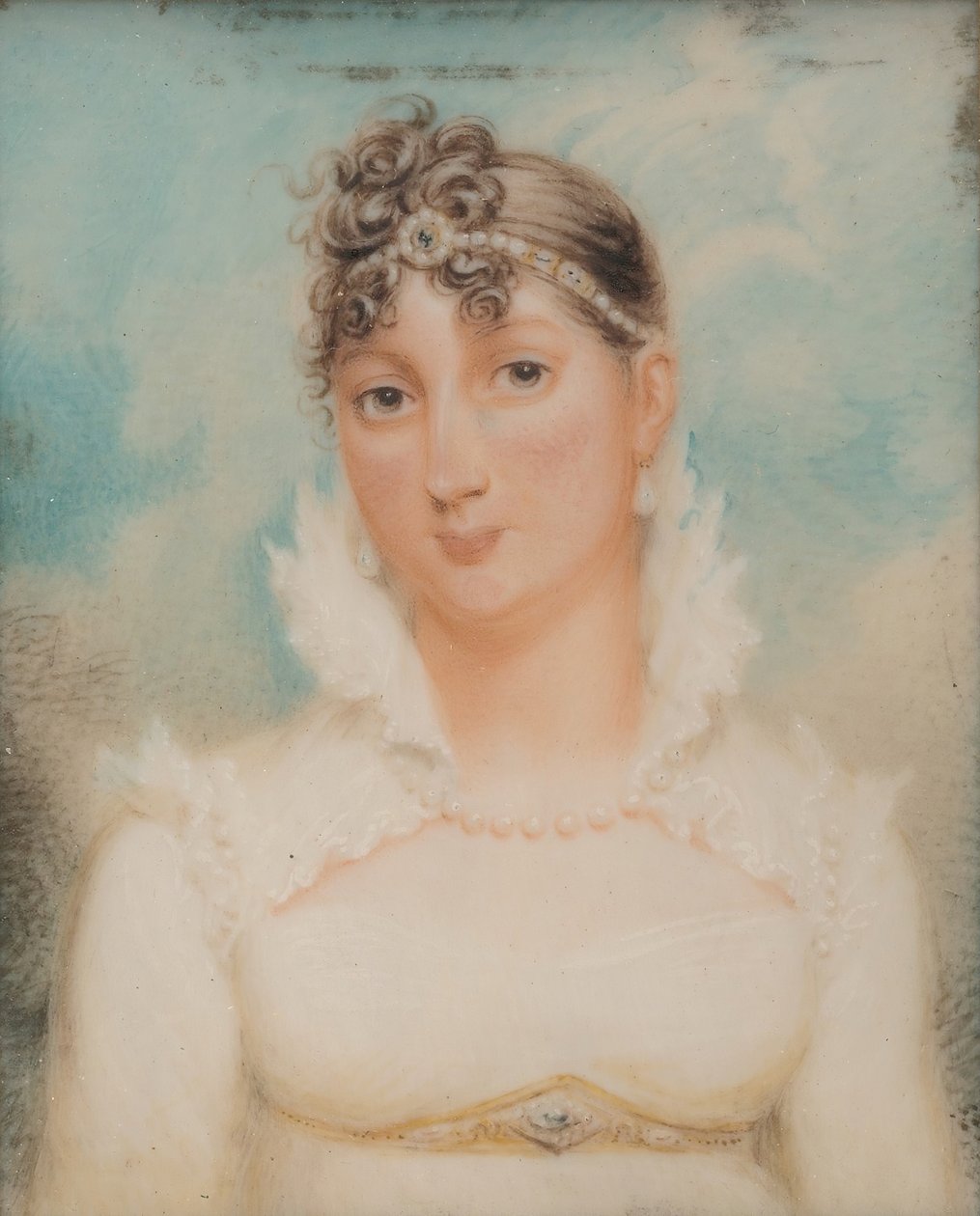 Mrs. Stephen Van Rensselaer III Cornelia Paterson, ca. 1810. av Robert Fulton