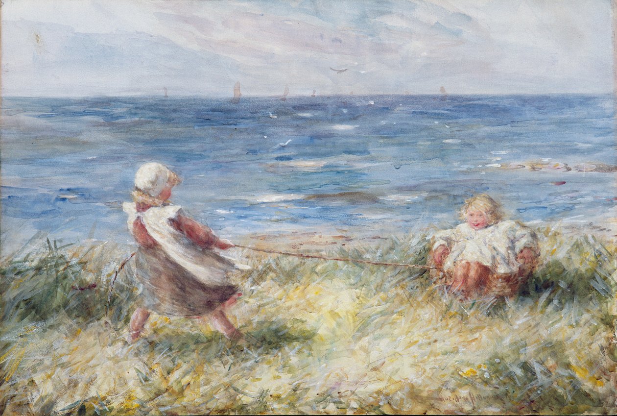 Spiller ved bredden av Robert Gemmell Hutchison