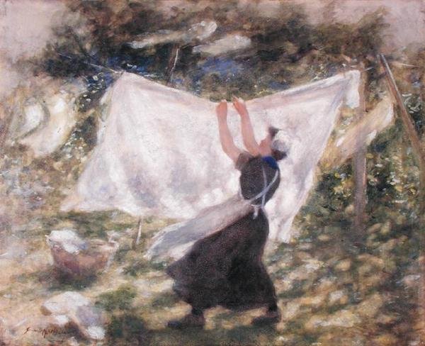 Sunshine and Shadows (akvarell på papir) av Robert Gemmell Hutchison