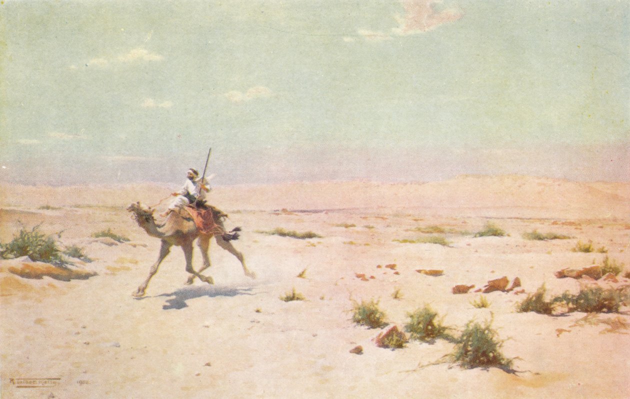 A Desert Courier, c1880, 1904 av Robert George Talbot Kelly