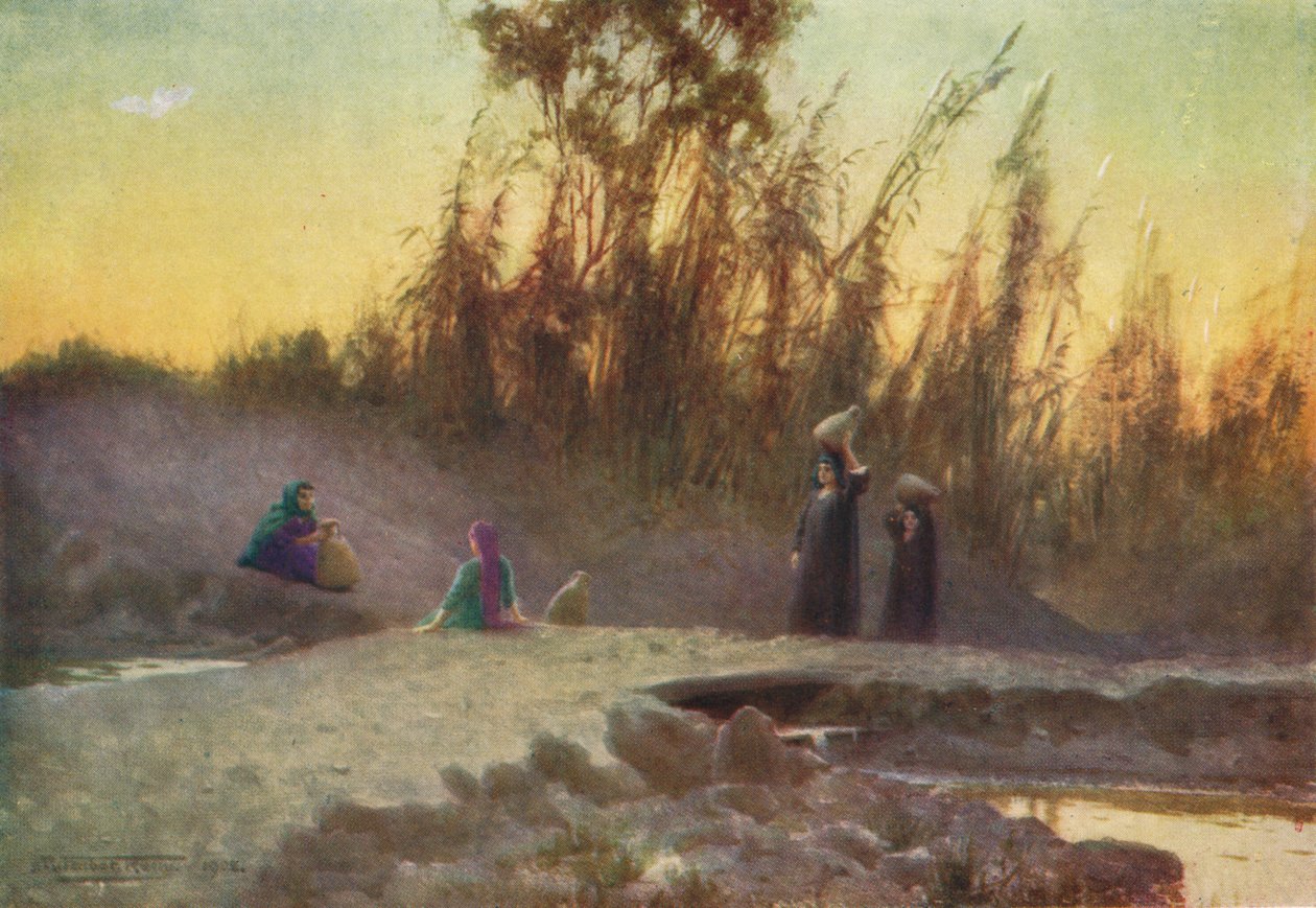 Ved brønnen, c1880, 1904 av Robert George Talbot Kelly