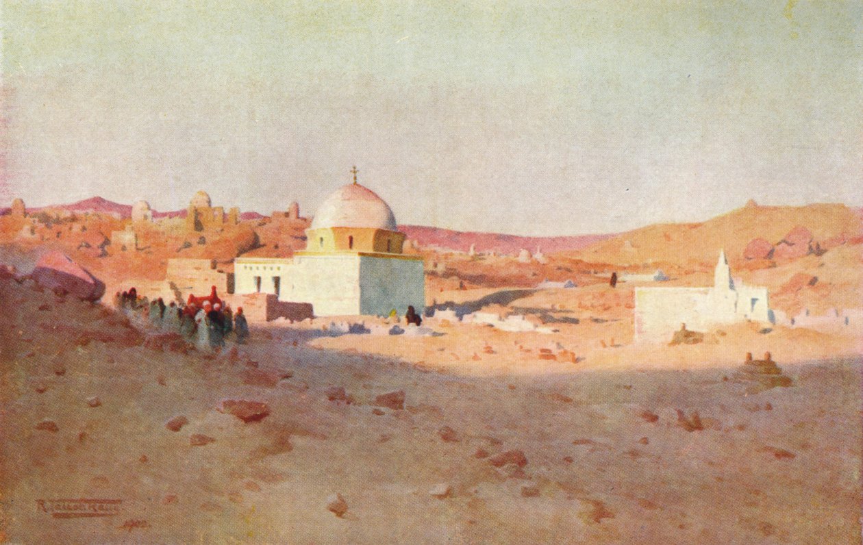 Cufic kirkegård, Assuan, c1880, 1904 av Robert George Talbot Kelly