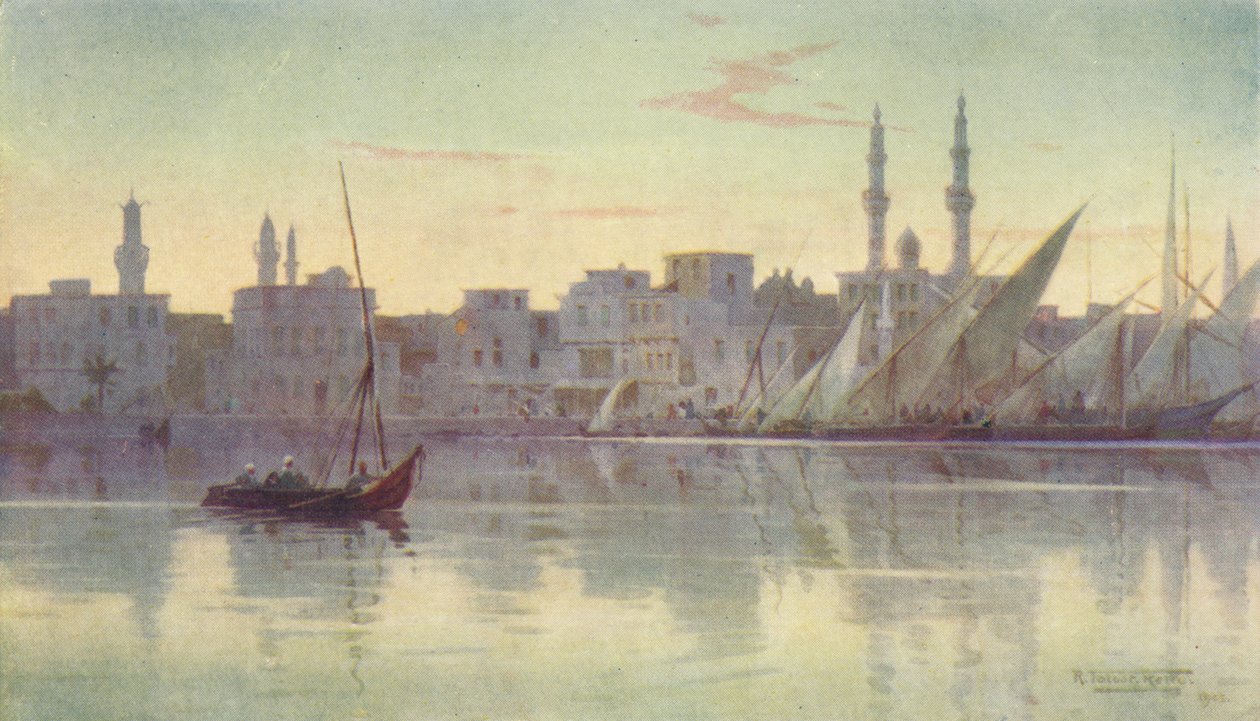 Tidlig morgen på Damietta, c1880, 1904 av Robert George Talbot Kelly