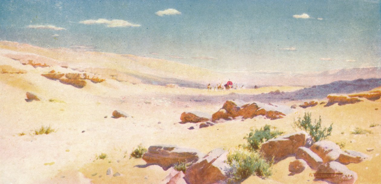In a Barren and Dry Land, Where No Water Is, c1880, 1904 av Robert George Talbot Kelly