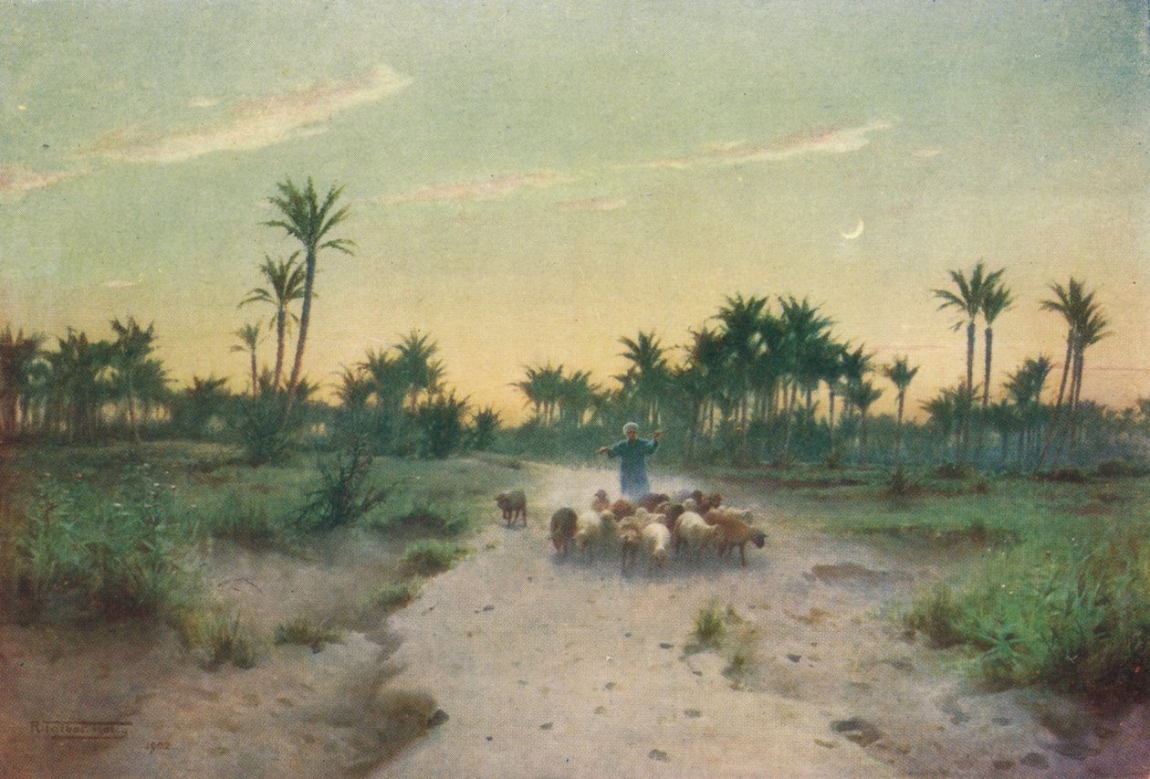 I landet Goshen - kveld, c1880, 1904 av Robert George Talbot Kelly