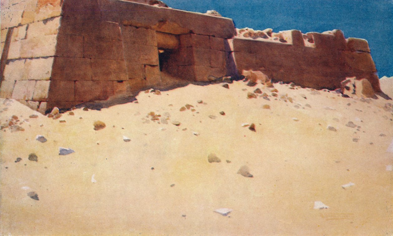 Mastaba under den andre pyramiden, c1880, 1904 av Robert George Talbot Kelly