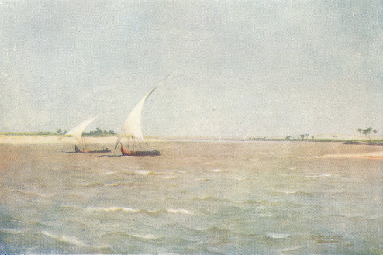 North Wind on the Upper Nile, c1880, 1904 av Robert George Talbot Kelly