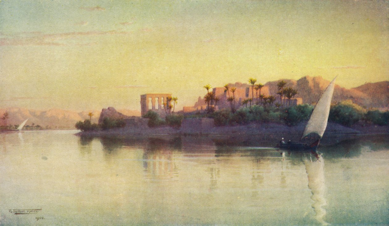 Philae, c1880, 1904 av Robert George Talbot Kelly