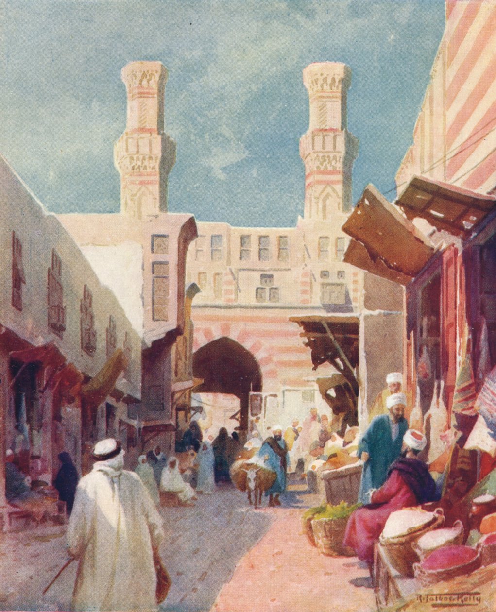 The Bab-Zuweyla, c1880, 1904 av Robert George Talbot Kelly