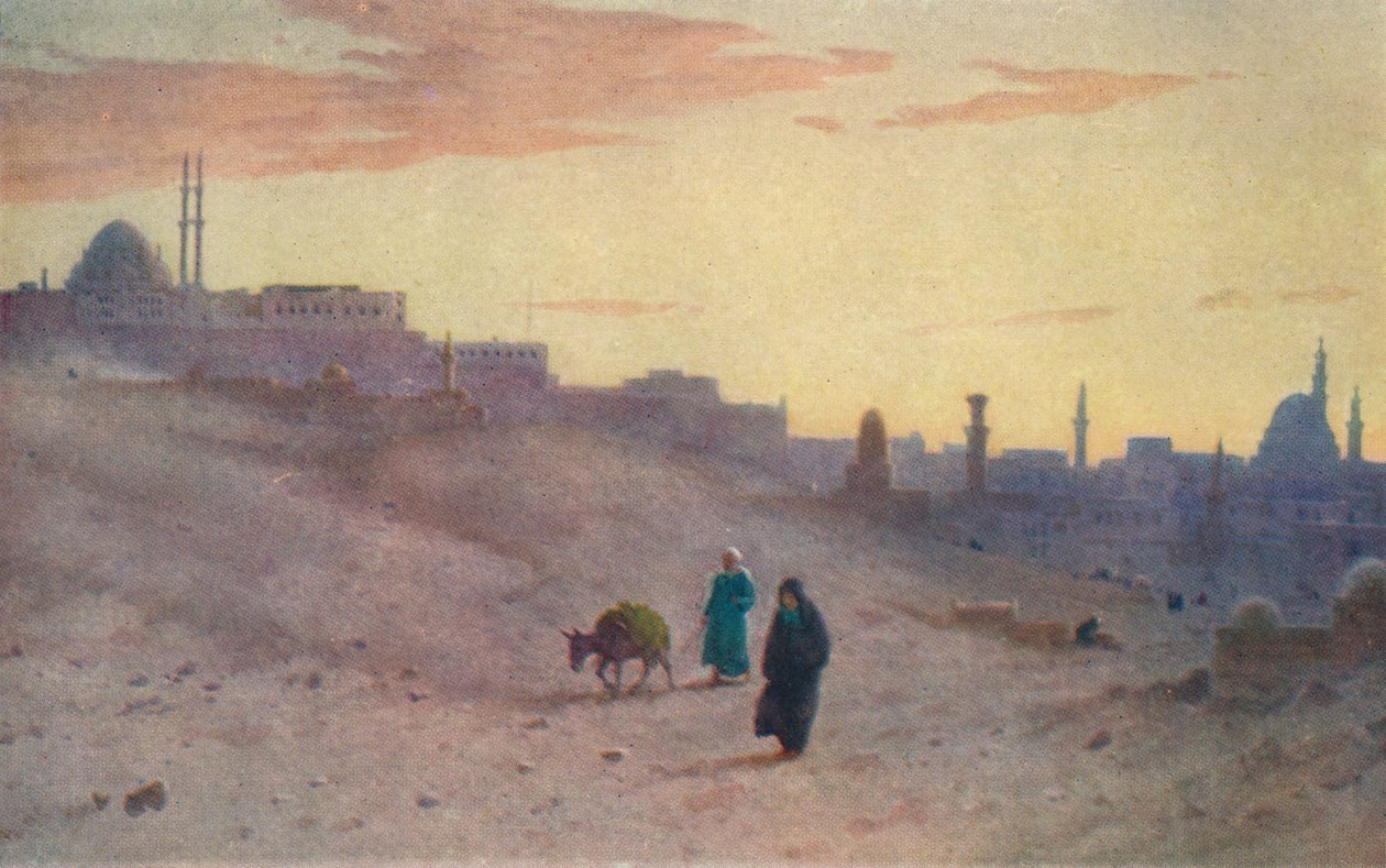 Citadellet og Kairo fra øst, c1880, 1904 av Robert George Talbot Kelly