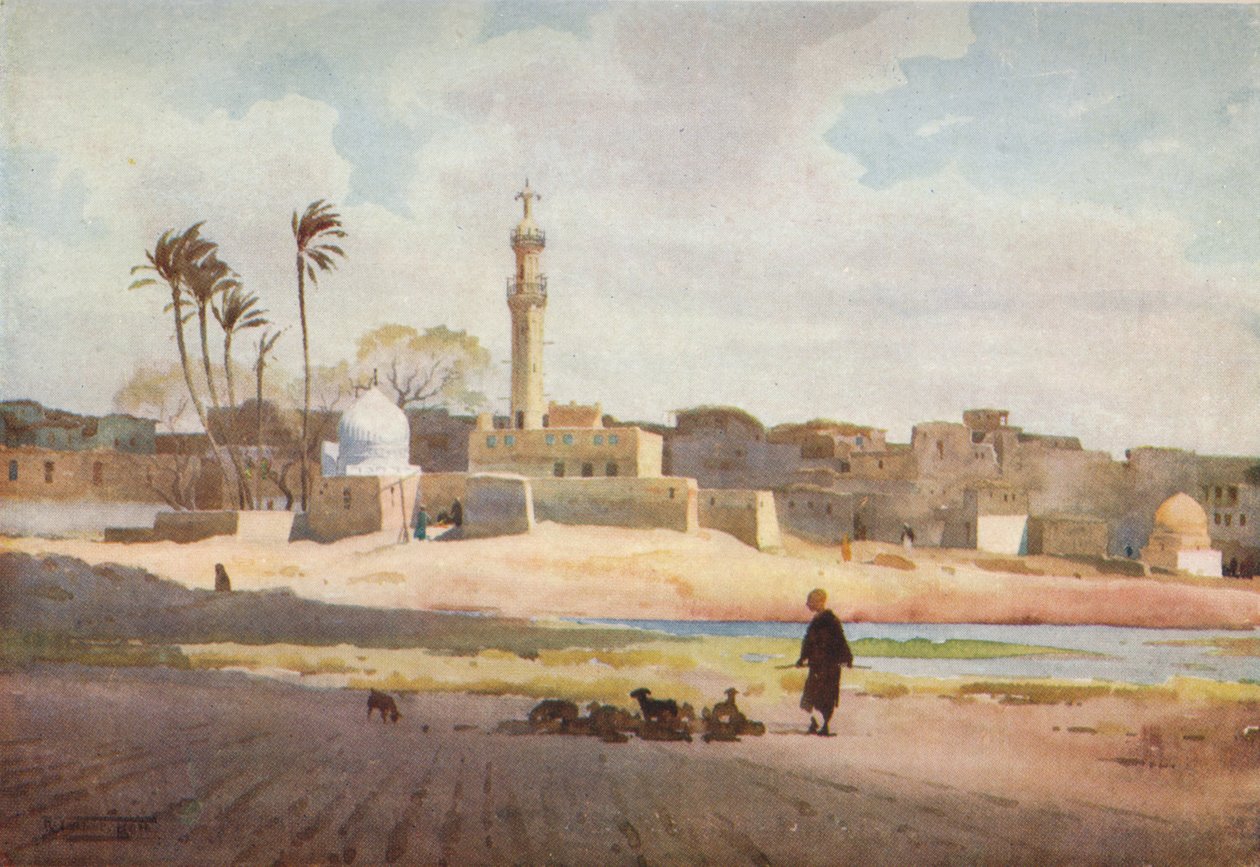 Landsbyen Salamun, c1880, 1904 av Robert George Talbot Kelly