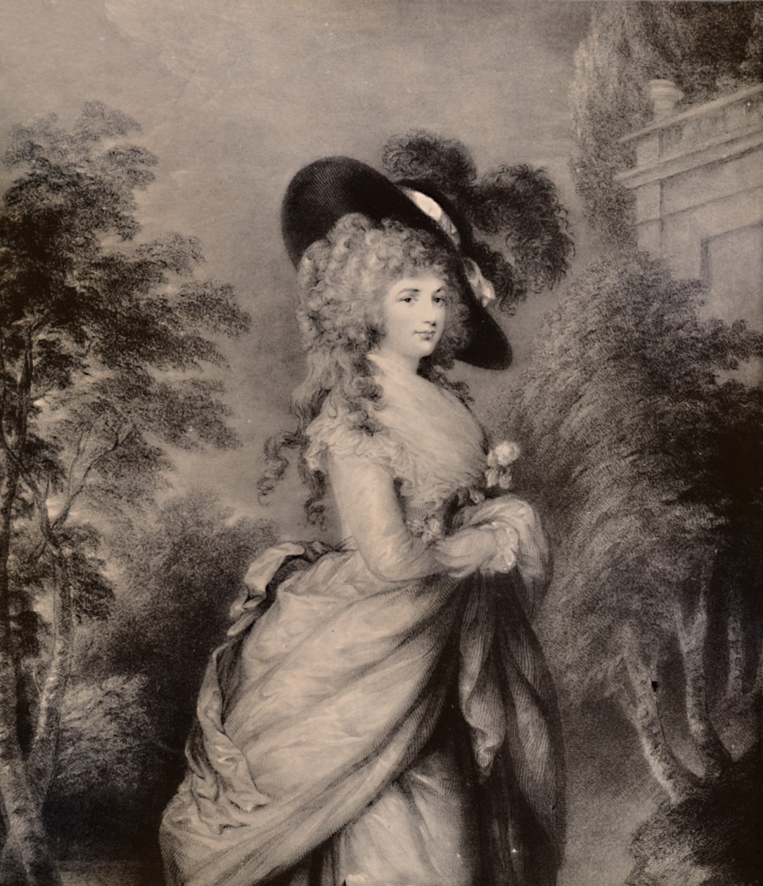 Georgiana Cavendish, hertuginne av Devonshire, 1800-tallet 1894 av Robert Graves