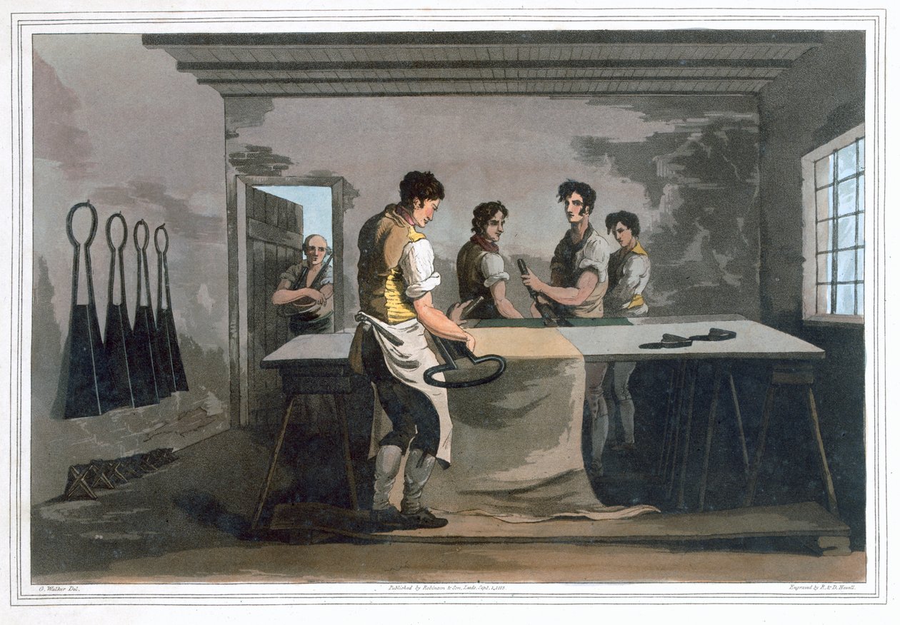 Klutkommoder, 1814 av Robert Havell