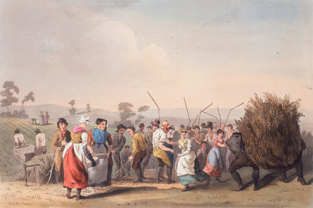 Voldtektstresking, 1. november 1813 av Robert Havell