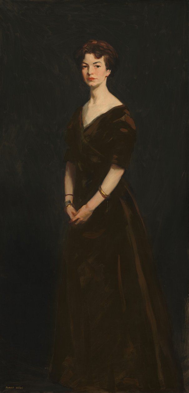 Edith Reynolds, 1908. av Robert Henri