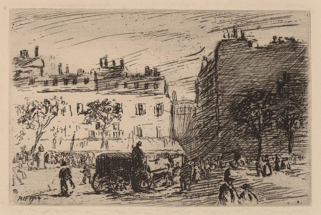Paris Street Scene av Robert Henri