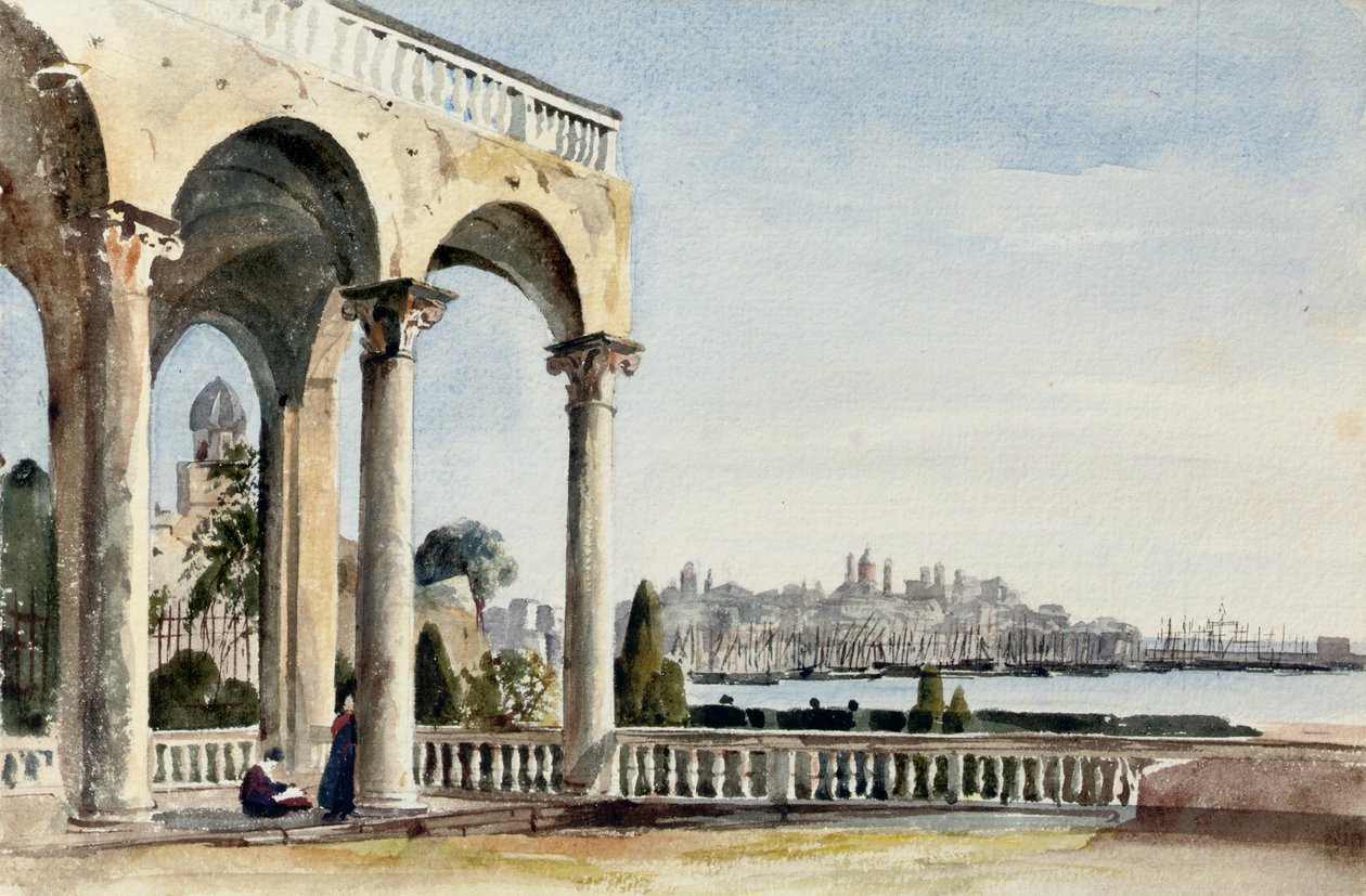 Villa Doria i Genova, 1829 av Robert Henry Cheney