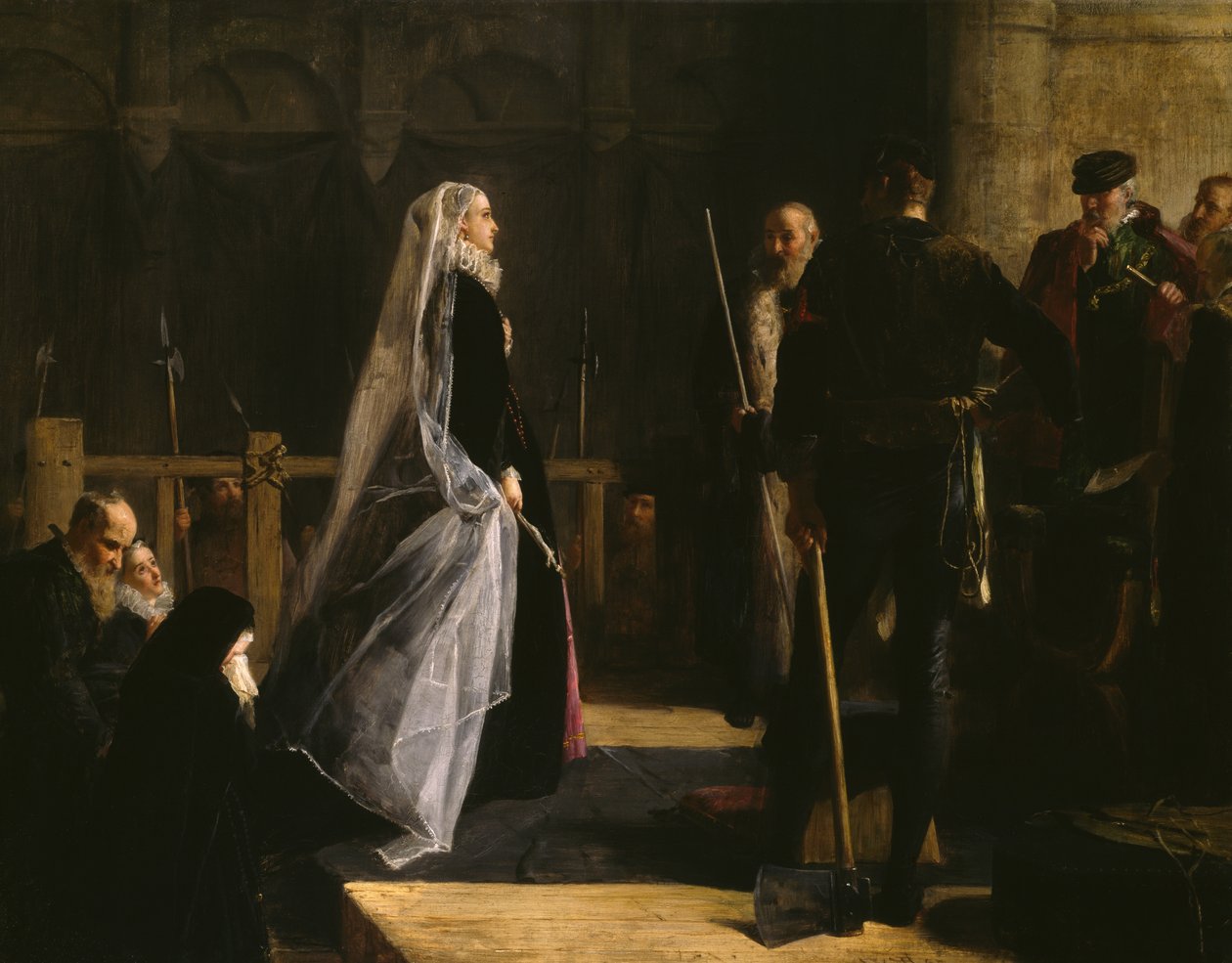 Henrettelse av Mary (1542-87) dronning av skotter av Robert Herdman