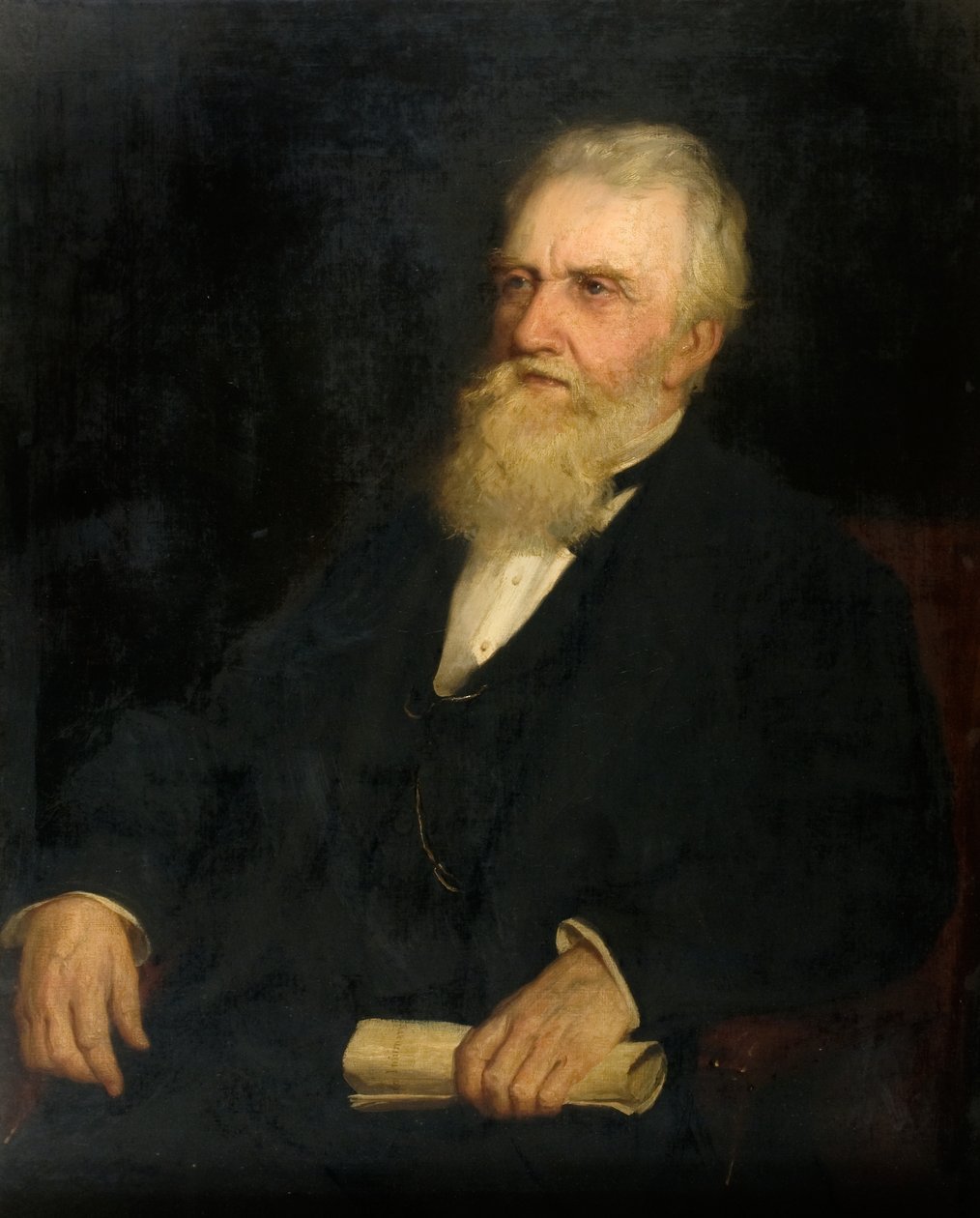 George Rough (1801-1888), ca. 1882 (olje på lerret) av Robert Herdman