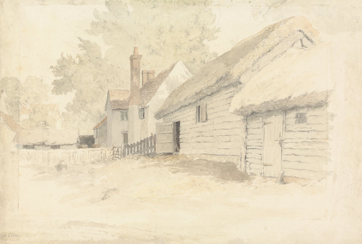En gård på Eton av Robert Hills