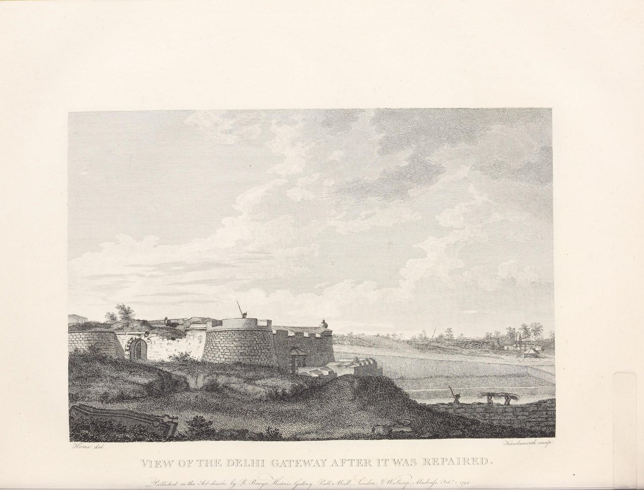Illustrasjon hentet fra boken Select views in Mysore, the country of Tippoo Sultan av Home, Robert og utgitt av Published by Mr. Bowyer (gb, 1794) av Robert Home