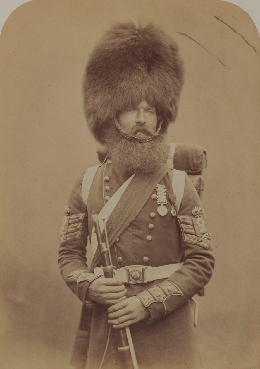 Fargesersjant Macgregor, Scotch Fusiliers Guards av Robert Howlett