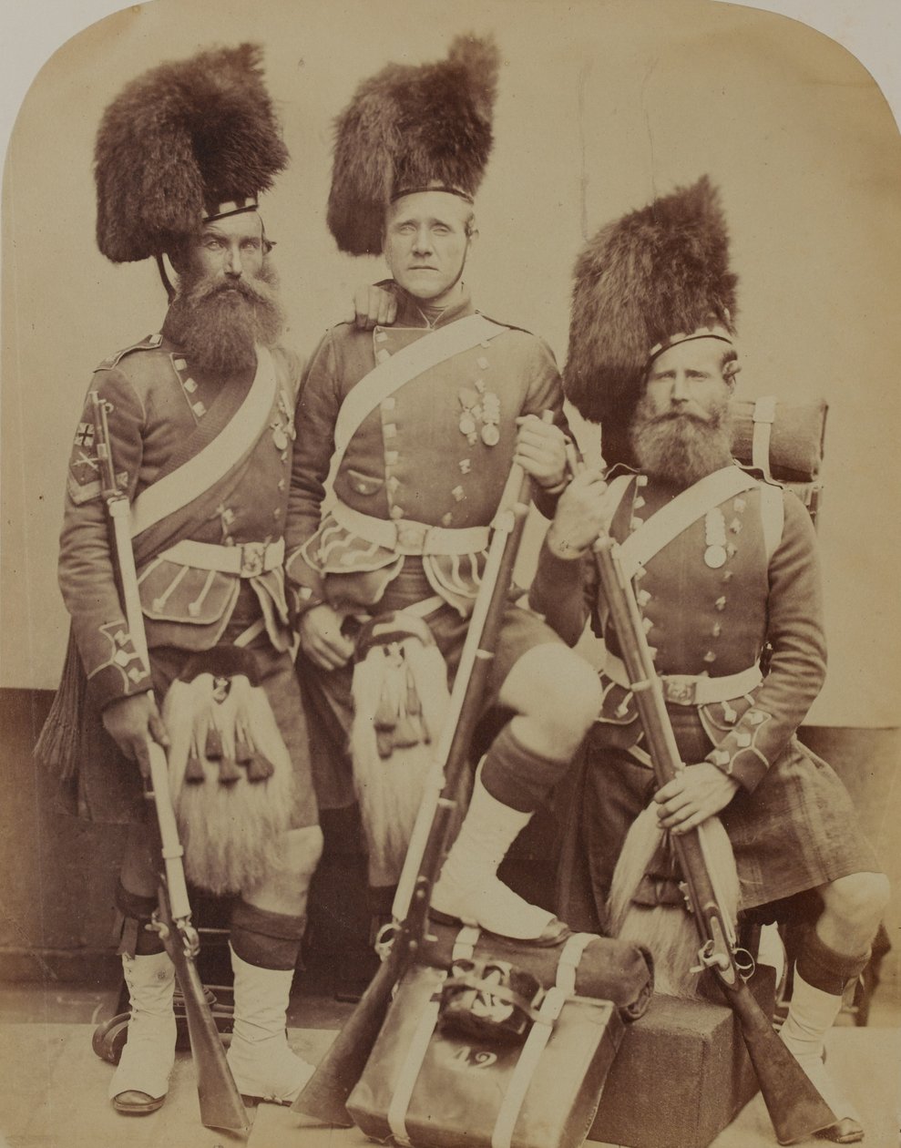 Gardner, McKenzie og Glen, 42nd (The Royal Highland) Regiment of Foot av Robert Howlett