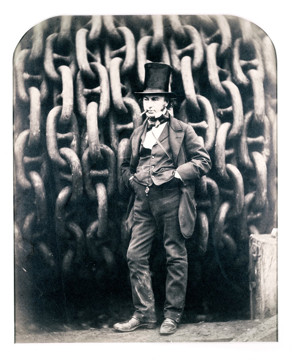 Isambard Kingdom Brunel , britisk ingeniør, 1857 av Robert Howlett