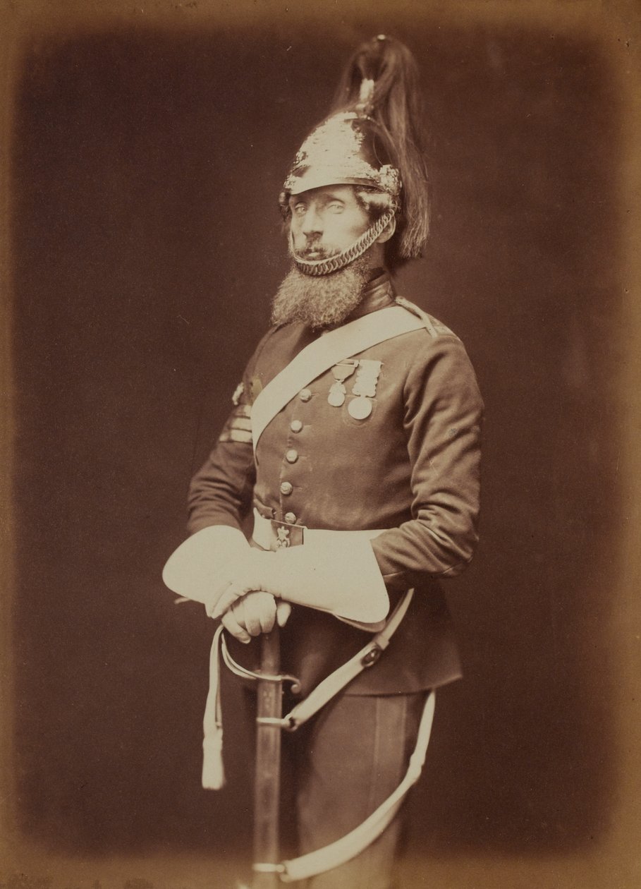 Sersjant-major Bailey, 1st Royal Dragoon Guards av Robert Howlett