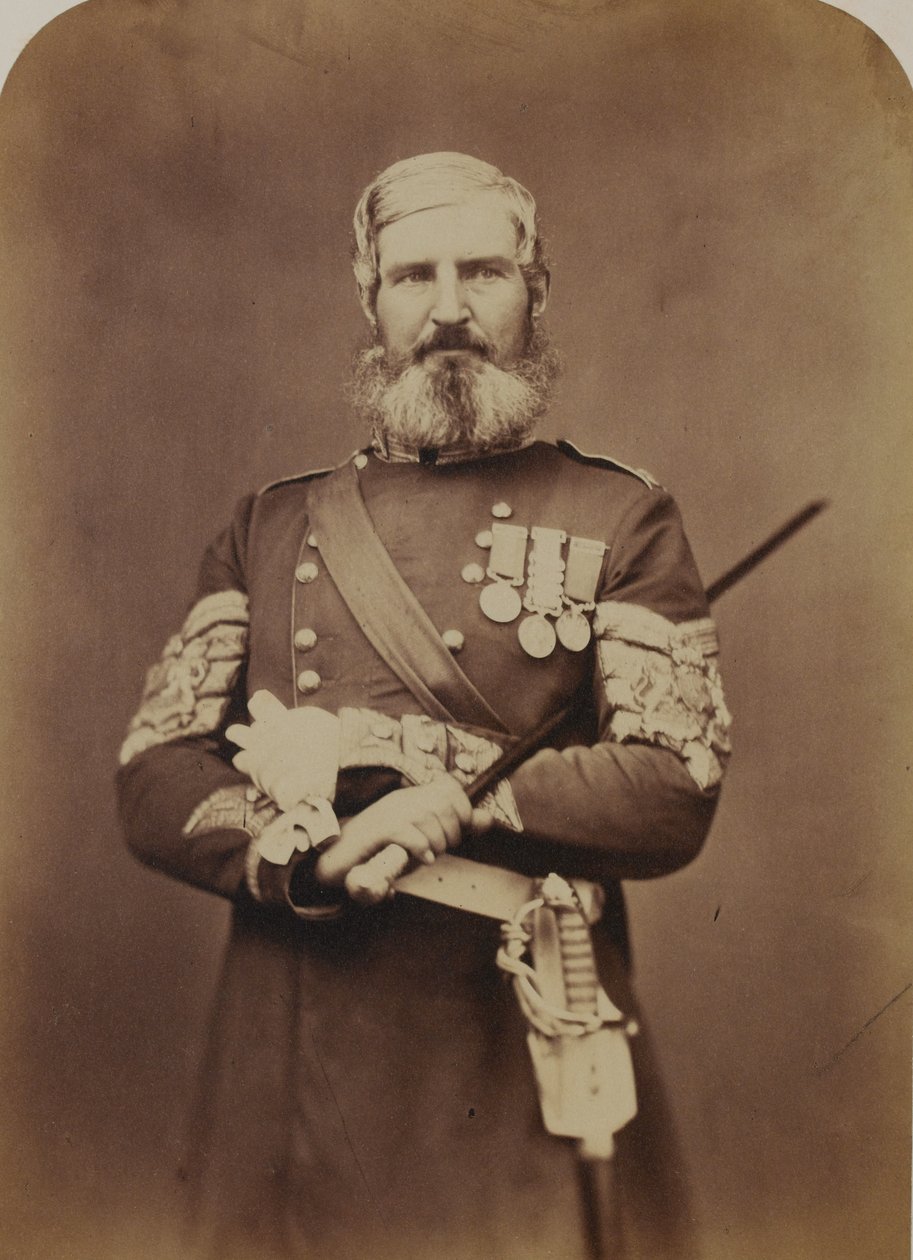 Sersjant-major Edwards, Scotch Fusiliers Guards av Robert Howlett