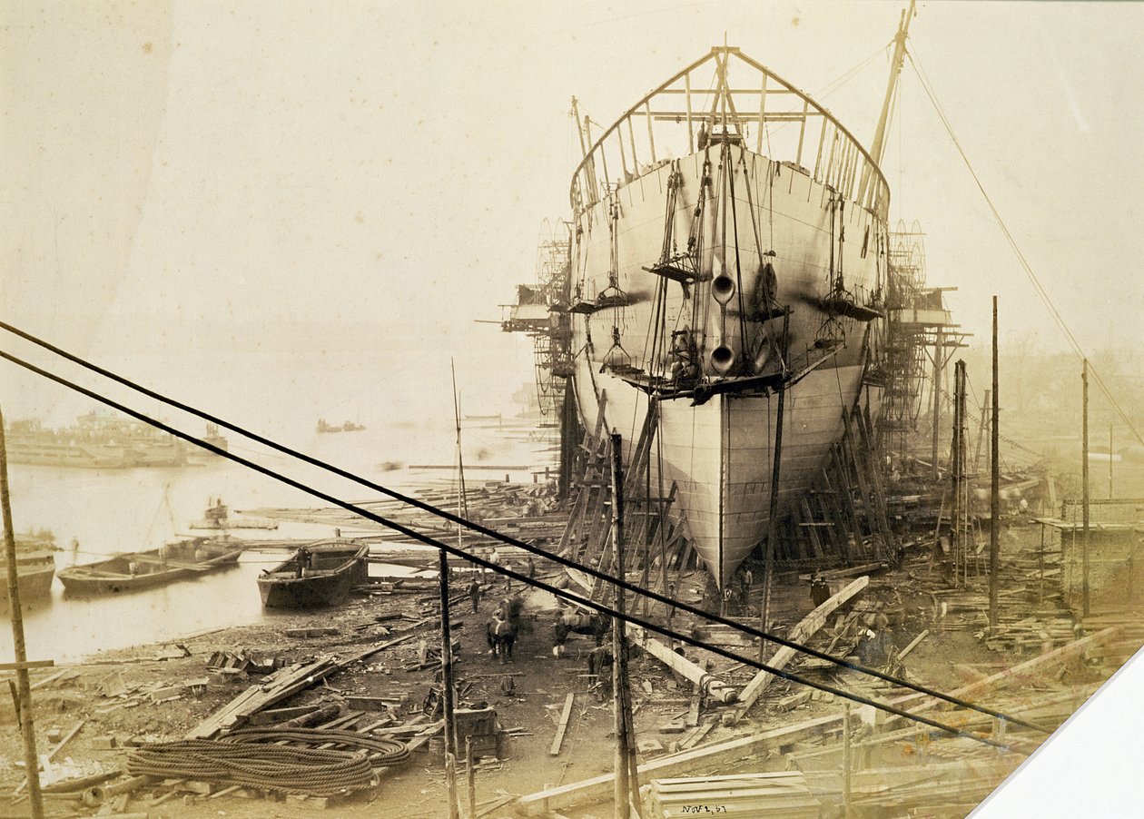 The Great Eastern, 1857 (albumtrykk) av Robert Howlett