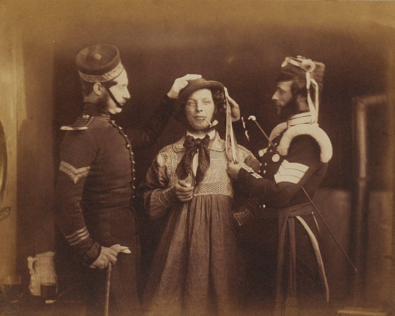 The Recruit, 1856 (sepia-bilde) av Robert Howlett