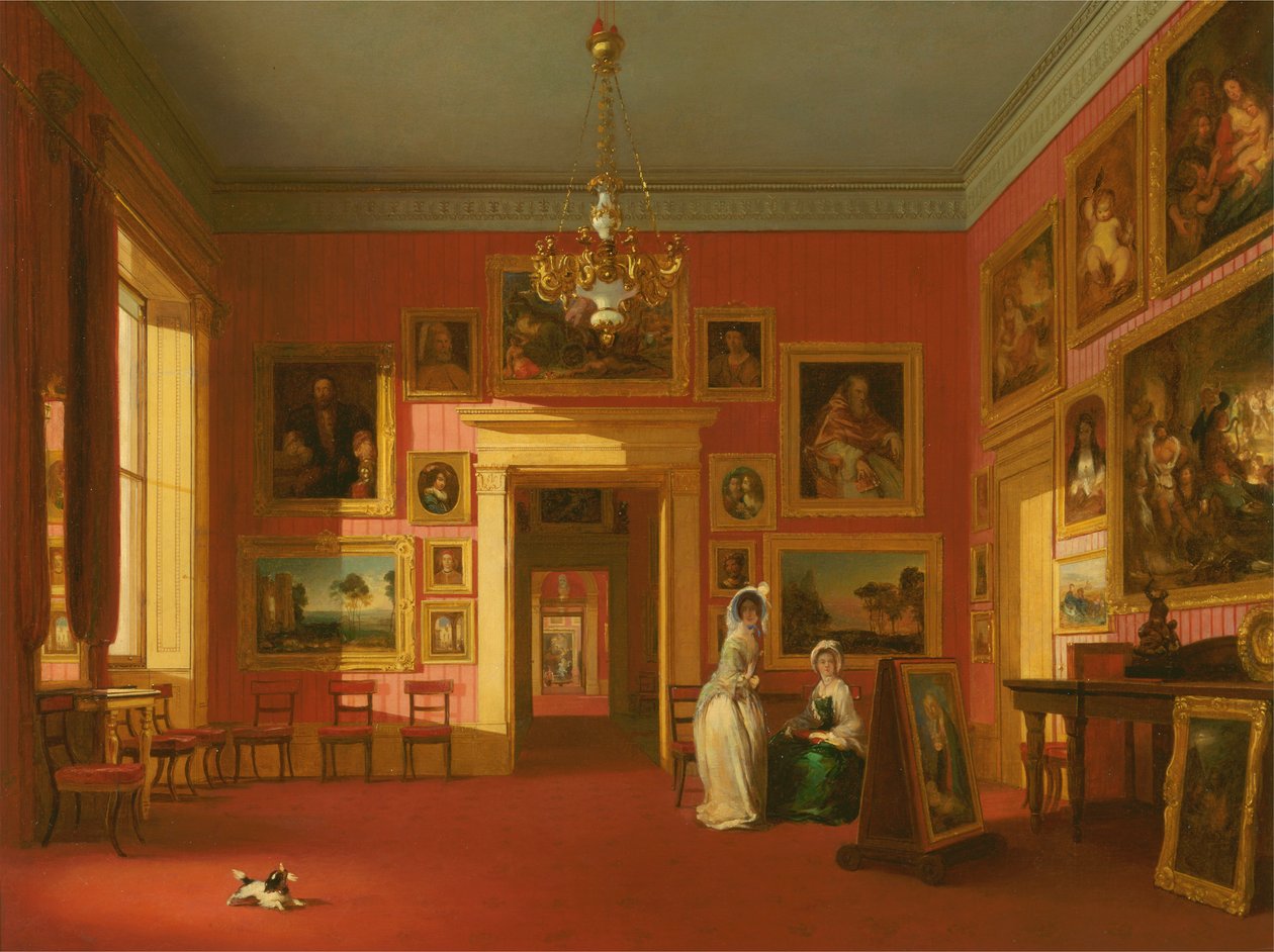 Lord Northwicks bildegalleri på Thirlestaine House av Robert Huskisson