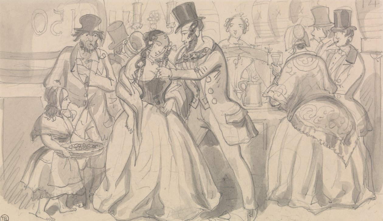 Offentlig forfriskning i lavsamfunnet av Robert Isaac Cruikshank