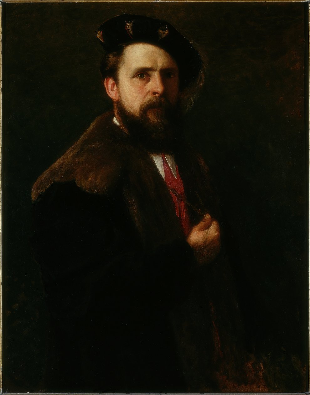 Selvportrett, ca. 1913 (olje på lerret) av Robert Jobling