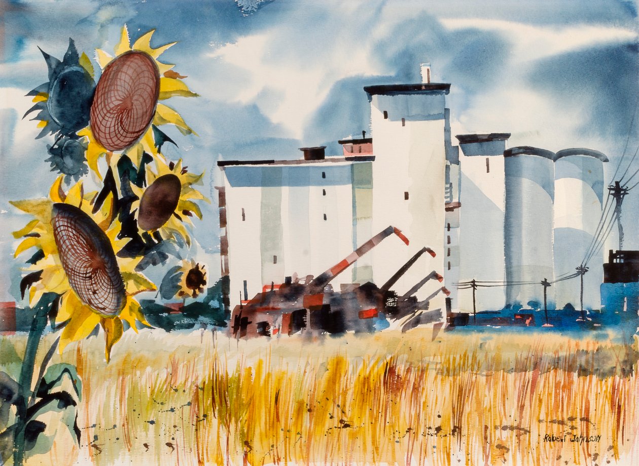 Grain Elevator, Kansas, nd av Robert Johnson