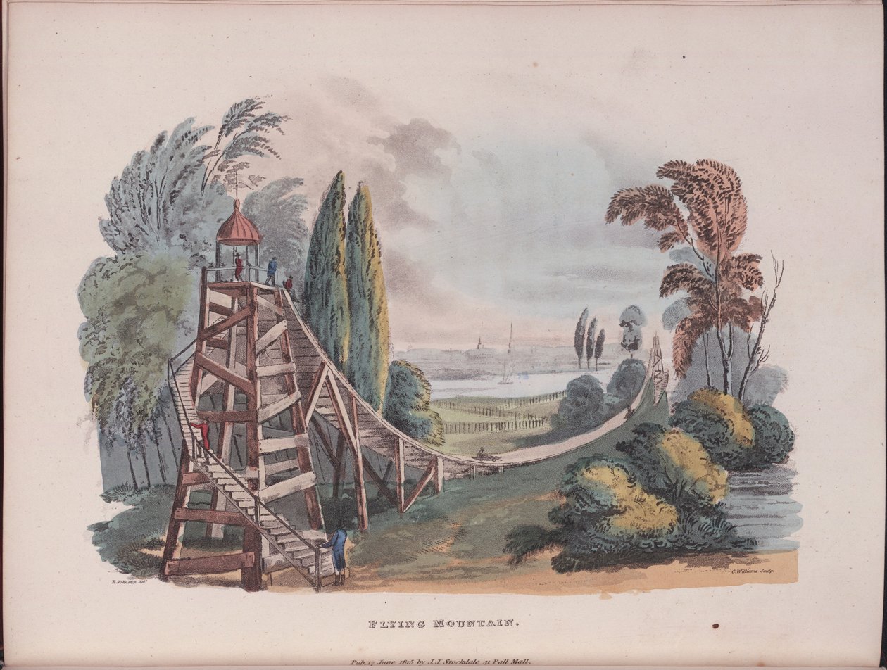 Flying Mountain Montagnes Russes i Little Russia, 1815 av Robert Johnston
