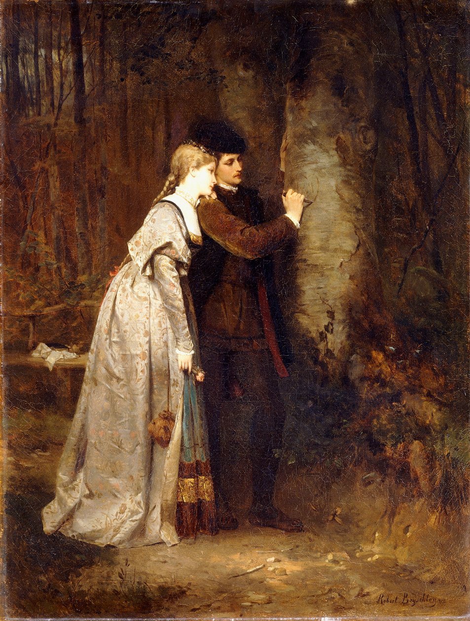 Lovers in a Sylvan Wood, av Robert Julius Beyschlag