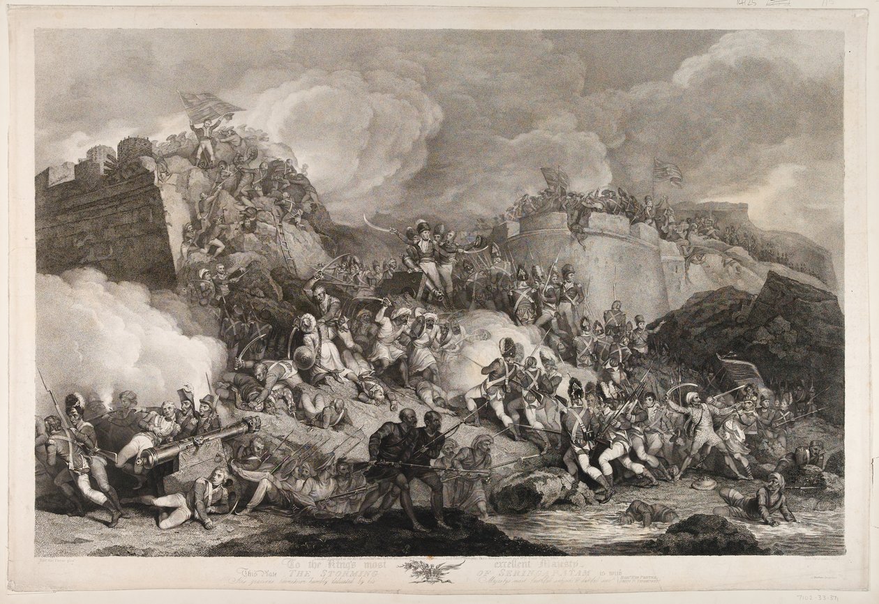 ?The Storming of Seringapatam, 1799? av Robert Kerr Porter