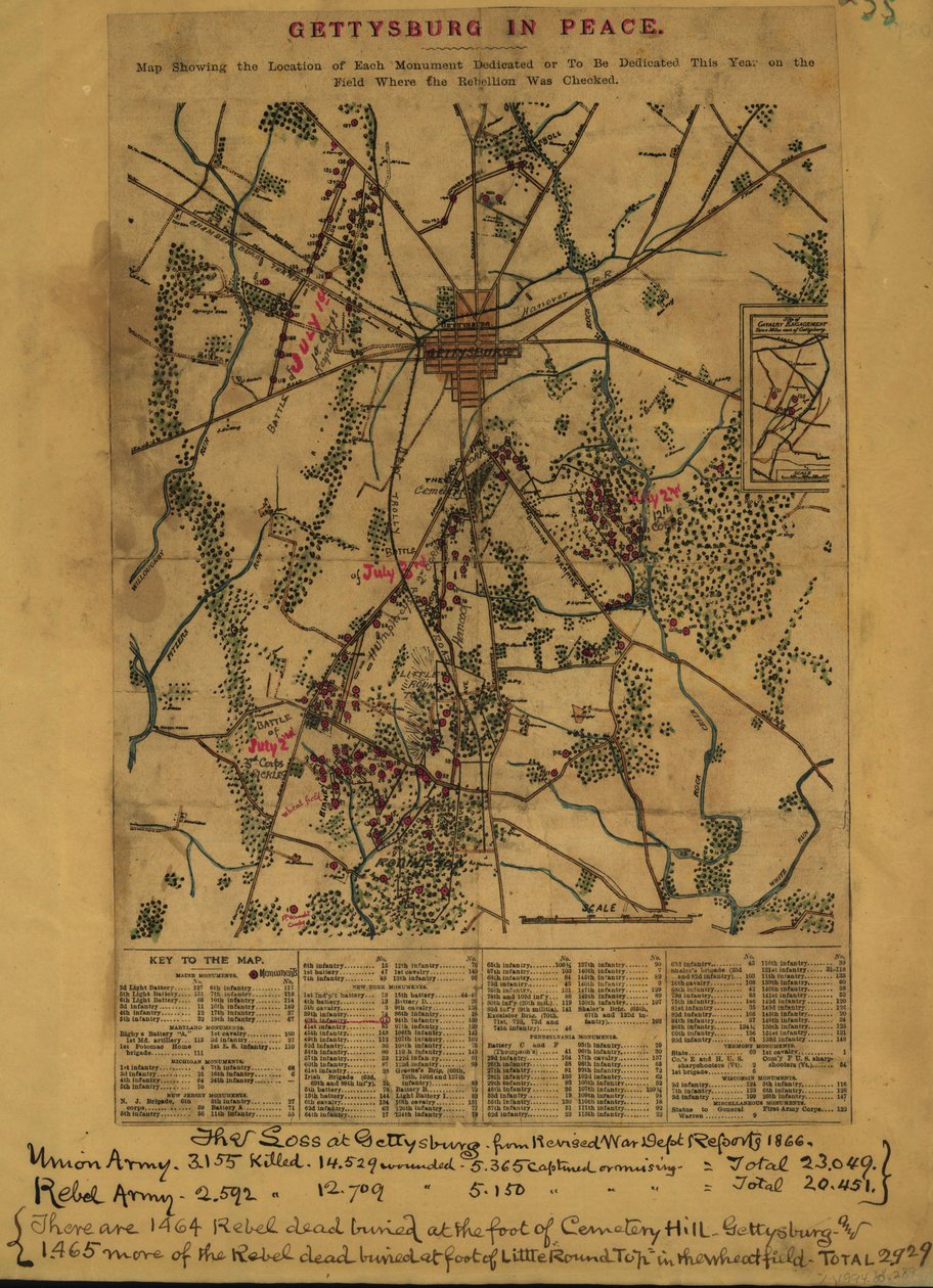 Gettysburg i fred LOC gvhs01.vhs00266 av Robert Knox Sneden
